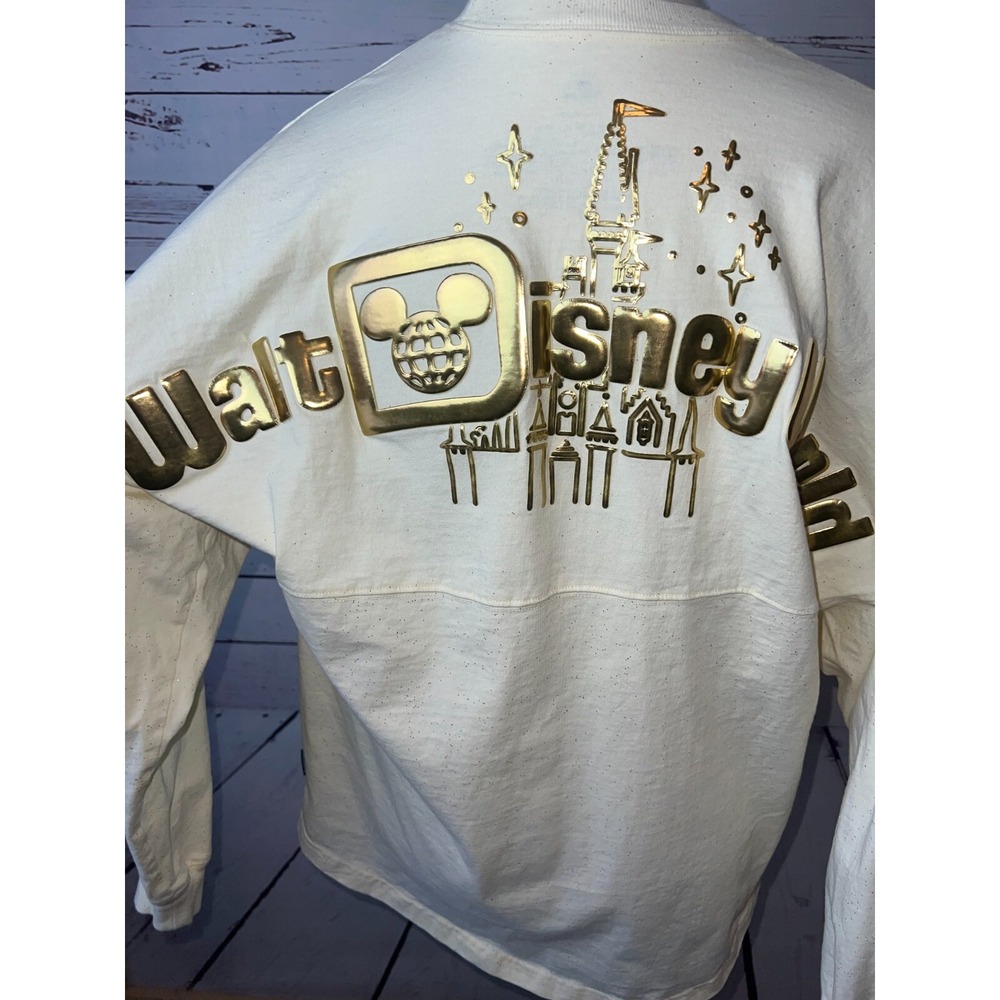 Disney Parks Spirit Jersey WDW Pixie Dust Castle Medium Sweatshirt Pullover